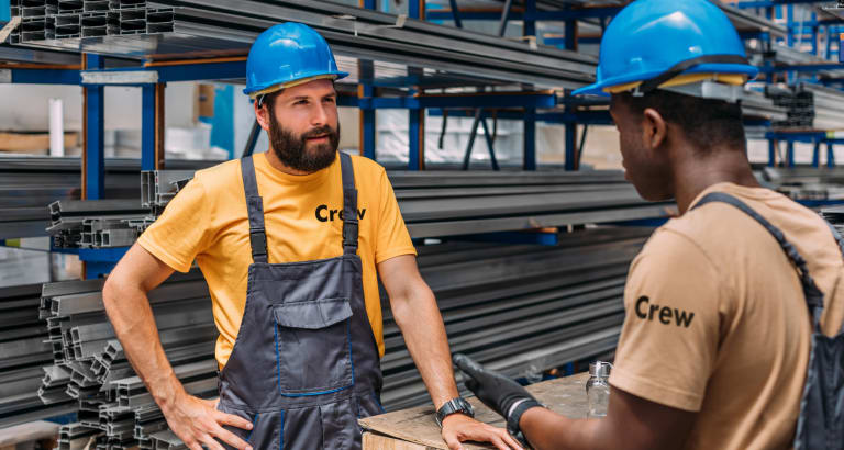 Work shirts deals with logo